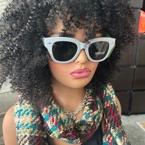 ✨NEW Stylish Black and Snow ❄️ White Gray Sunglasses